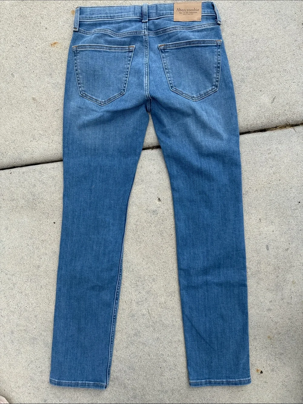 abercrombie kids. Slim Distressed Blue Skinny Jeans